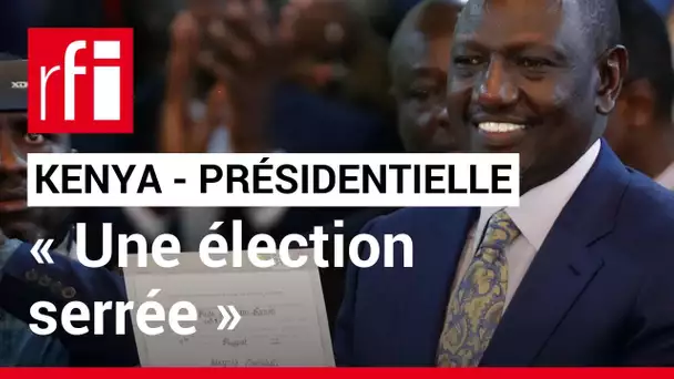 Présidentielle au Kenya: « C'est une élection extrêmement serrée avec moins de 2% d'écart »