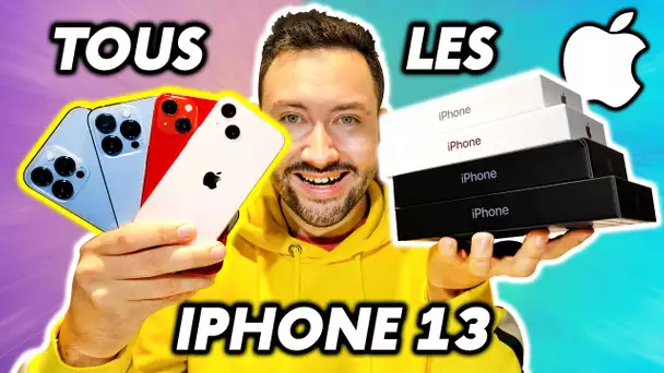 J'ai acheté l'iPhone 13, 13 Pro, Max et mini ! (Apple je te pardonne)