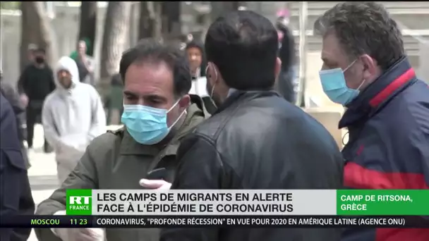 En Grèce, les camps de migrants en alerte face à l’épidémie de coronavirus