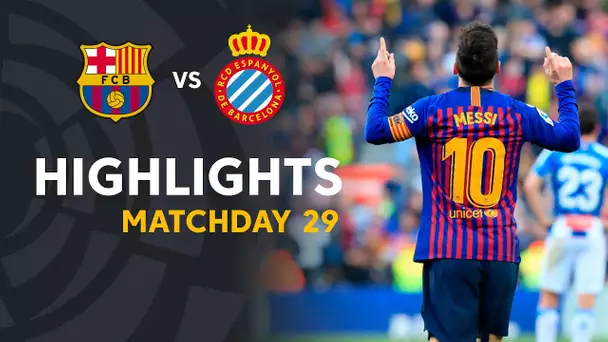 Highlights FC Barcelona vs RCD Espanyol (2-0)