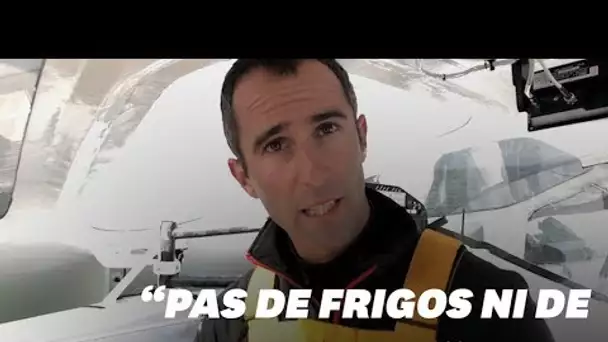 Sur la route du Rhum, Armel Le Cléac'h se nourrit avec les moyens du bord