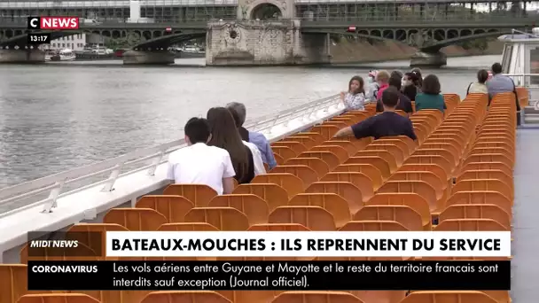 Bateaux-mouches : ils reprennent du service