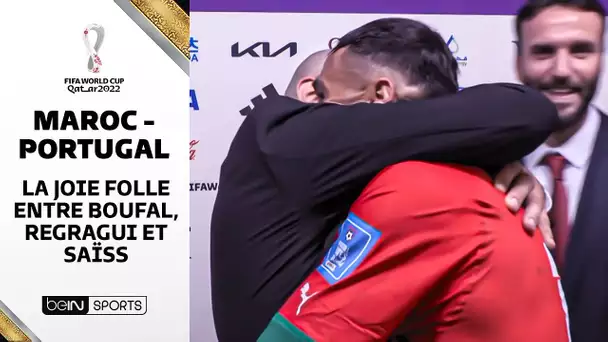 Maroc - Portugal / L’énorme scène de joie entre Saïss, Boufal et Regragui !