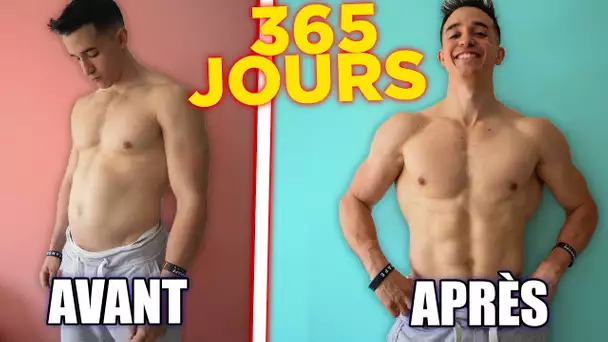 MON INCROYABLE TRANSFORMATION EN 365 JOURS !!