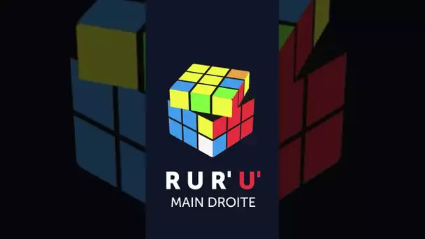 Résoudre un Rubik's Cube 3X3 Super Vite #short
