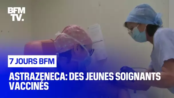 AstraZeneca: des jeunes soignants vaccinés