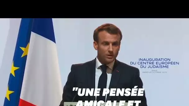 L’hommage de Macron après l’attaque de la mosquée de Bayonne