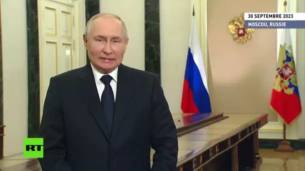 🇷🇺 Discours de Vladimir Poutine lors de la journée de la réunification avec les  nouvelles régions