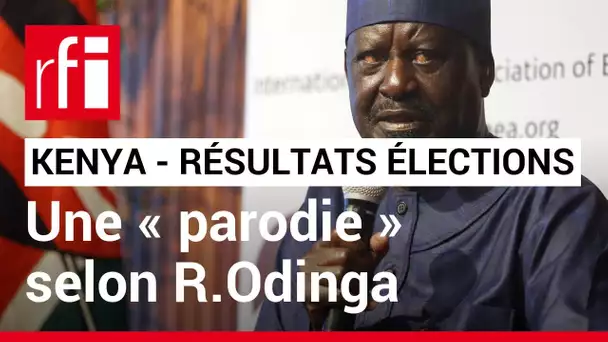 Kenya : R. Odinga qualifie de « parodie » les résultats de la présidentielle et conteste sa défaite