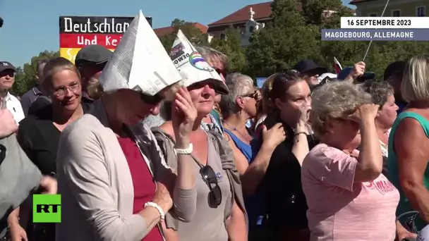 🇩🇪 Allemagne : des milliers de personnes ont manifesté à Magdebourg contre le gouvernement