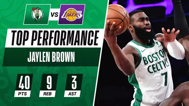 Jaylen Brown Posts 40 PTS on 17/20 FG in the Celtics WIN!