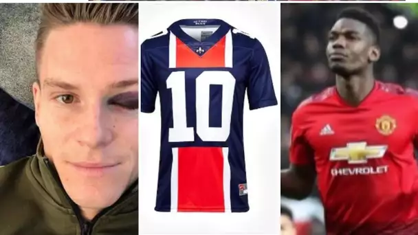 Le maillot collector du PSG pour le superbowl, blessure gameiro, victoire manchester pogba décisif