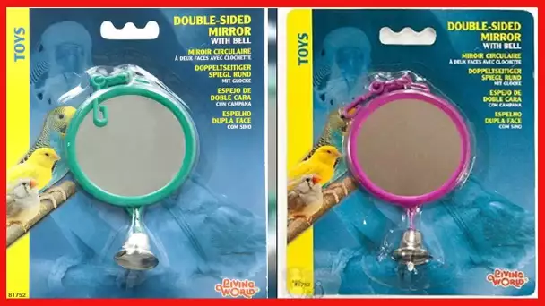 Living World Double-Sided Mirror with Bell