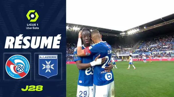 RC STRASBOURG ALSACE - AJ AUXERRE (2 - 0) - Résumé - (RCSA - AJA) / 2022/2023