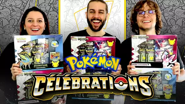 QUI AURA LE PLUS DE CHANCE DANS CES NOUVEAUX COFFRETS POKEMON 25 ANS CELEBRATIONS ?