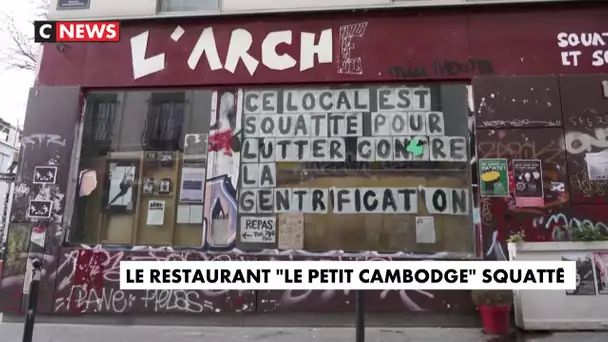 Le restaurant «Le petit Cambodge» squatté à Paris