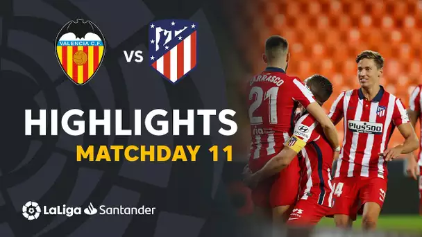 Highlights Valencia CF vs Atletico Madrid (0-1)