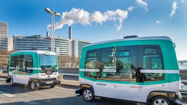 Des navettes sans chauffeur sont en circulation à Paris !