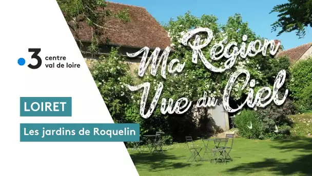 Ma région vue du ciel : Les jardins de Roquelin de Meung-sur-Loire