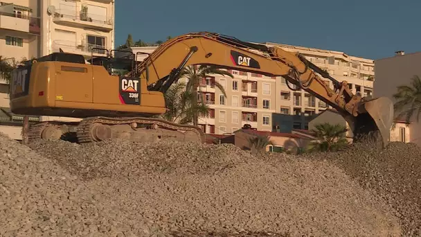 Engraissement plages de Nice