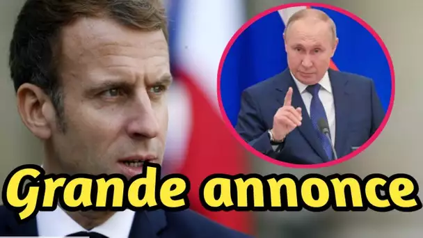 Guerre en Ukraine : Emmanuel Macron fait une grande annonce !