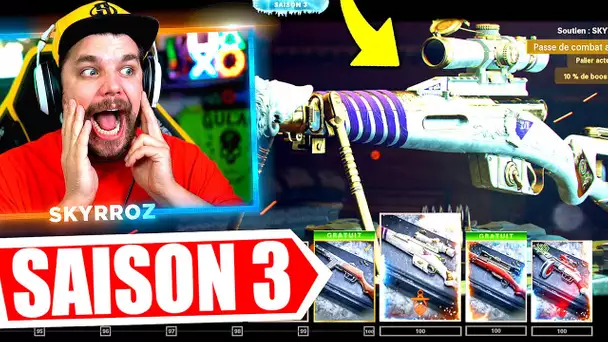 SAISON 3 : PASSE de COMBAT de WARZONE et BLACK OPS COLD WAR! (Call of Duty)