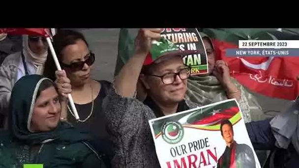 🇺🇸 New York : manifestation devant le siège de l'ONU pour la libération d'Imran Khan