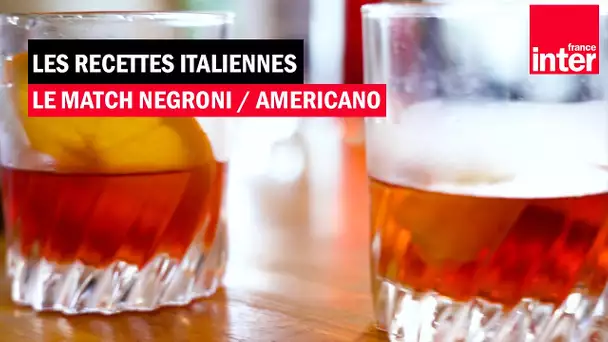 Negroni vs Americano : les recettes italiennes de François-Régis Gaudry, avec Alessandra Pierini
