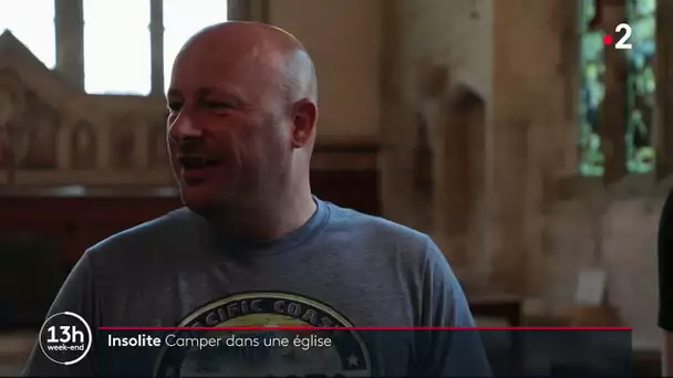 Insolite : camper dans une église