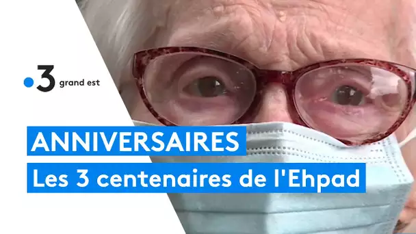 ANNIVERSAIRES : les 3 centenaires de l'Ehpad