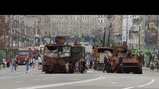 L'Ukraine va exposer des véhicules militaires russes détruits pour la fête de l'indépendance
