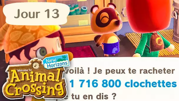 Jour 13 | Je suis Millionnaire 🤑 | Animal Crossing : New Horizons