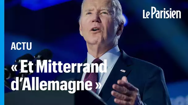 Joe Biden confond Macron avec Mitterrand.... et la France avec l'Allemagne