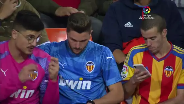 Calentamiento Valencia CF vs Villarreal CF