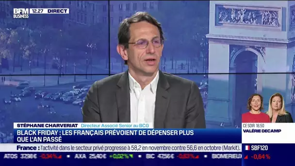 Stéphane Charvériat (BCG) : Black friday, les Français prévoient de dépenser plus que l'an passé