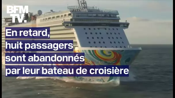 En retard, huit passagers ont été abandonnés sur une île par leur bateau de croisière