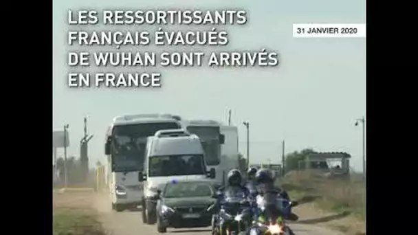 Les rapatriés français de Wuhan à l'isolement à Carry-le-Rouet, près de Marseille