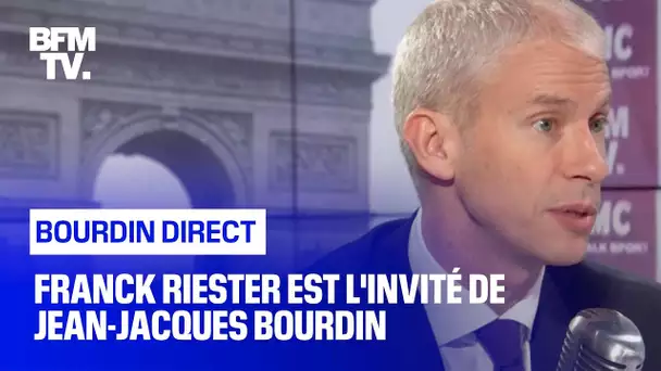 Franck Riester face à Jean-Jacques Bourdin en direct