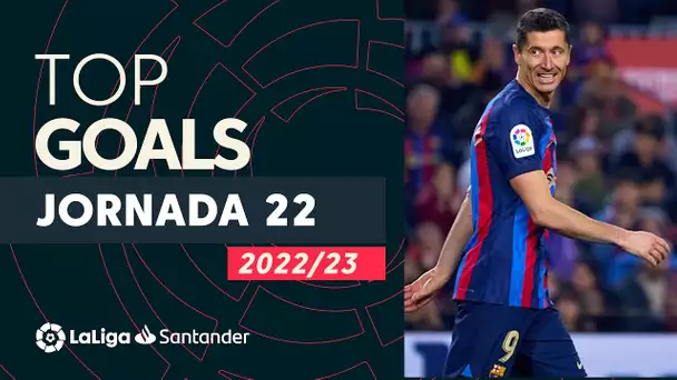 Todos los goles de la jornada 22 de LaLiga Santander 2022/2023
