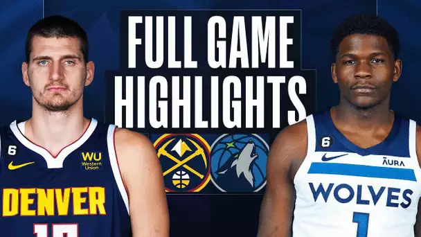 NUGGETS at TIMBERWOLVES | FULL GAME HIGHLIGHTS | January 2, 2023