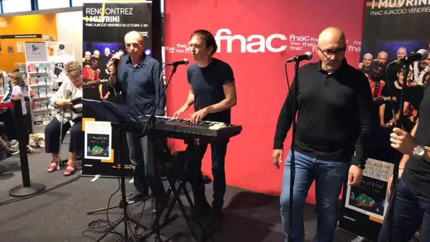 En direct du mini concert d'I Muvrini à Ajaccio