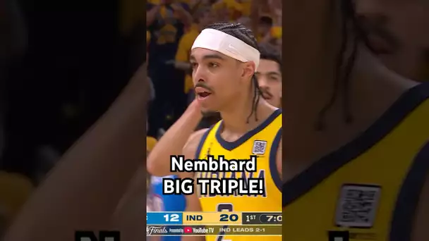 Nembhard & the Pacers have 4 triples early in Game 4!