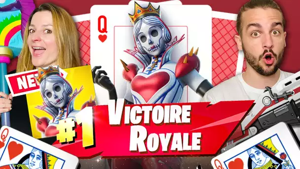 ON ACHETE LE NOUVEAU SKIN SAINT VALENTIN : LA REINE DE COEUR ET ON FAIT TOP 1 ! FORTNITE DUO FR