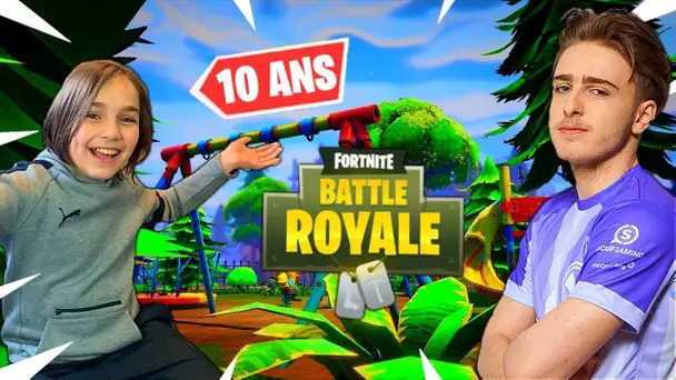 A 10 ANS IL JOUE COMME TEEQZY EN TOURNOI FORTNITE !