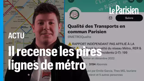 Agacé, cet ingénieur recense les retards et perturbations du métro et RER