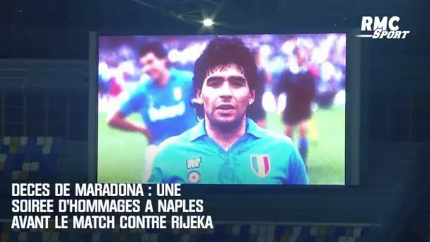 Décès de Maradona : Une soirée d'hommages à Naples avant le match contre Rijeka