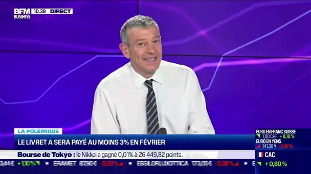 Nicolas Doze : Le livret A sera payé au moins 3% en février