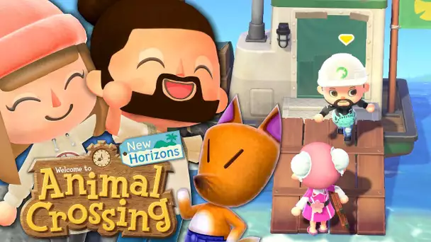 ON ACHÈTE NOTRE PREMIER TABLEAU CHEZ ROUNARD ! | ANIMAL CROSSING NEW HORIZONS EPISODE 26 CO-OP