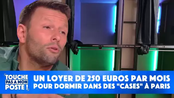 Un loyer de 250 euros par mois pour dormir dans des "cases" à Paris