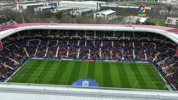 Calentamiento CA Osasuna vs Atlético de Madrid